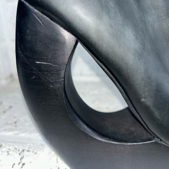 Jeffrey Campbell Roxie Rockaway Lace Up Boot 8M Black Distressed - Picture 6 of 8